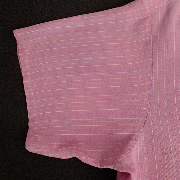 Steeplechase Mens Button Up Shirt Multi-Color Size XL Polyester Blend Collar - Picture 10 of 12